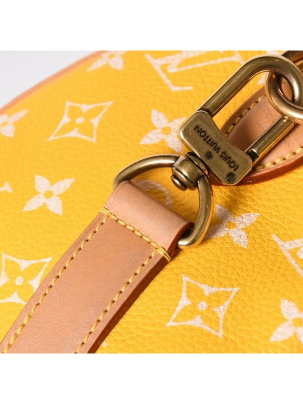 Louis Vuitton Speedy P9 Bandouliere 25 Boston Bag Yellow White